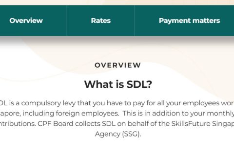 新加坡SDL技能发展税详解及SDL支付